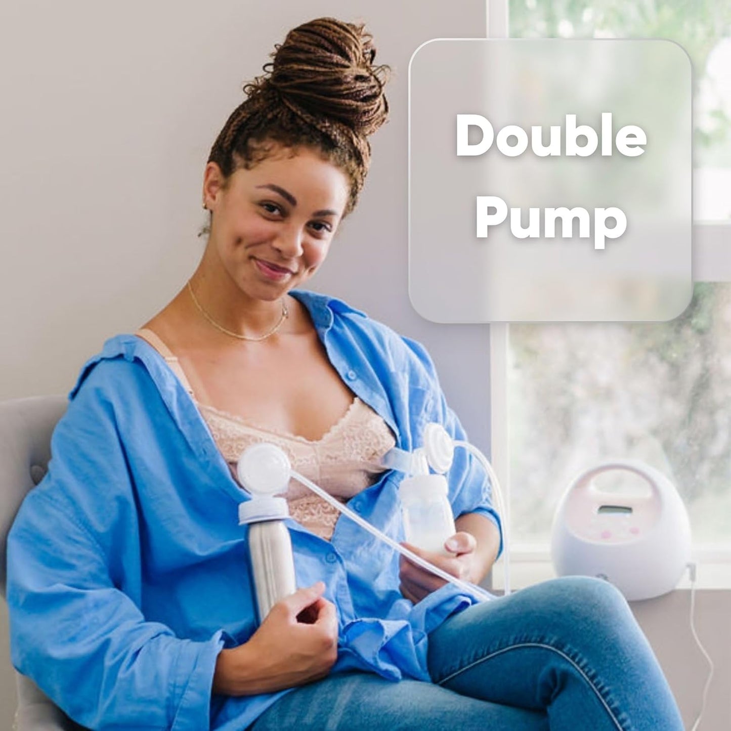 CERES CHILL OG Breastmilk Chiller, Reusable Storage Container, Up to 34 oz. - Bottle Cooler Keeps Milk at Safe Temperatures for Up to 20 Hours, Connects w/Most Pumps (Ultra Violet Lavender)