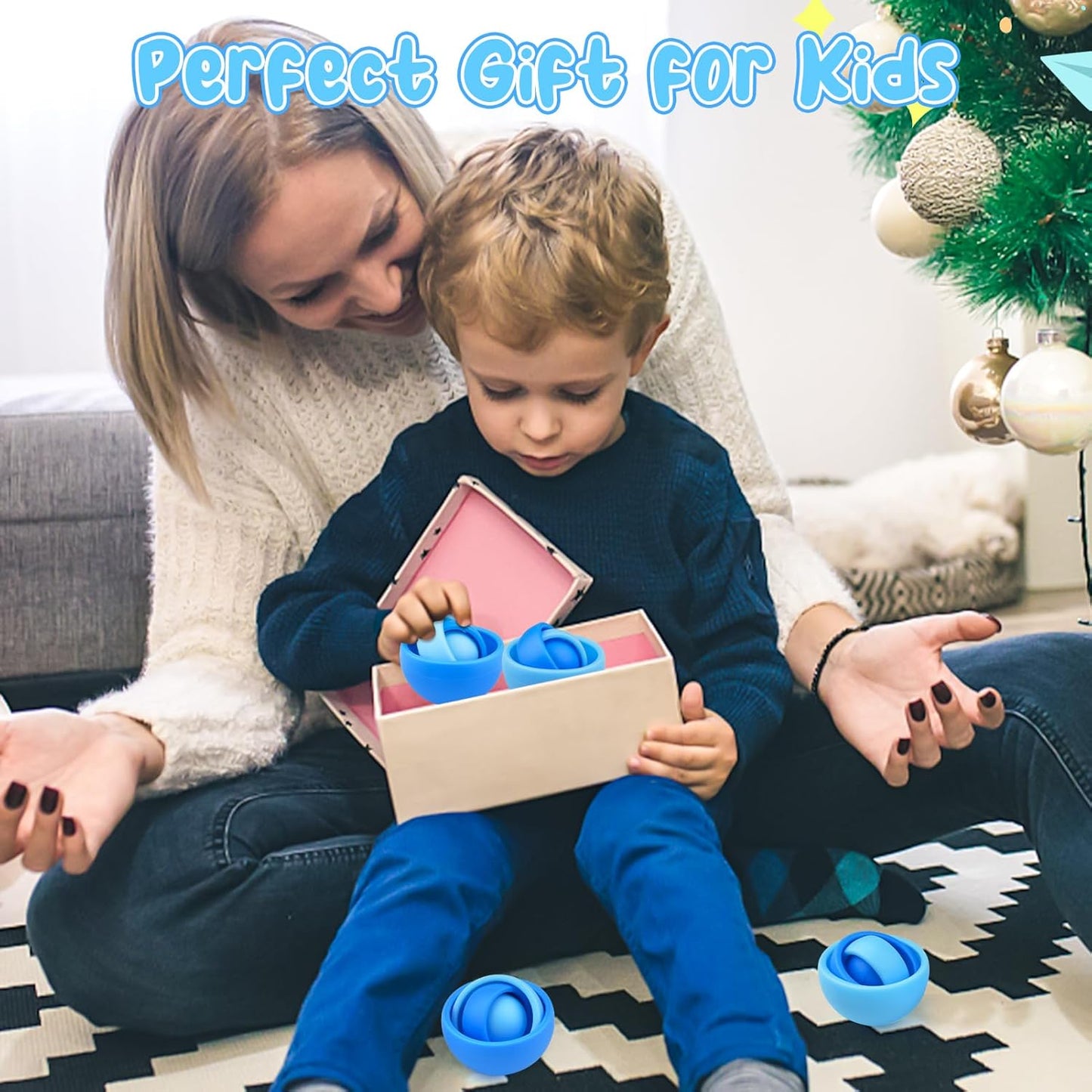 Fidget Toys Adults, Fidget Gyro Toys for Kids, Gift Ideas for Boys Girls 8-12 Teens Halloween New Year Party Favors Classroom Prizes, ADHD Autism Stress Relief Finger Toys