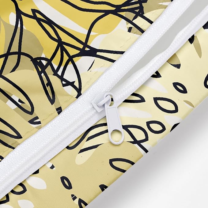 Wet Bag, Wet Dry Bag, Wet Bag for Swimsuit, Travel, Beach, Pool, Diapers, Dirty Yoga Gym Clothes, Makeup Bag, Waterproof Tropical Palm Leaves Decor Jungle Palm Leaf Favors