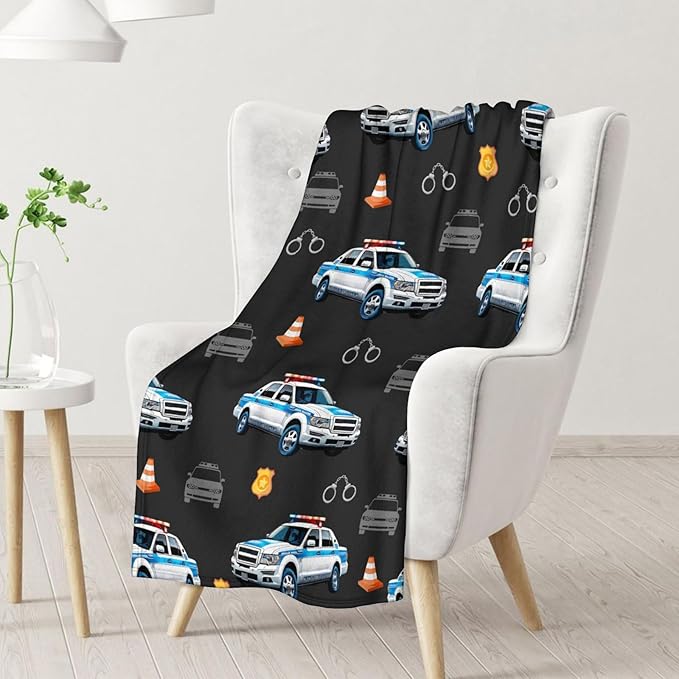 Boys Blanket Cool Car Throw Blankets for Kids Adults, 50x60 Inches Lightweight Sofa Throw for Sofa Couch Bed Office Black Decor Stuff