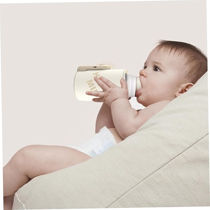 Portable Bottle Warmer 6 Level Temperature Control Baby Bottle Warmer Fast-Heating Long-Lasting Warming Breastmilk Heater for Travel