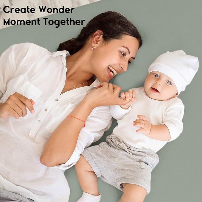 Yoofoss Pack and Play Sheets Fitted, Mini Crib Sheets 2-Pack for Pack N Play Mattress, Stretchy Playard Sheet, Soft and Breathable (Green + Banana Leaves)