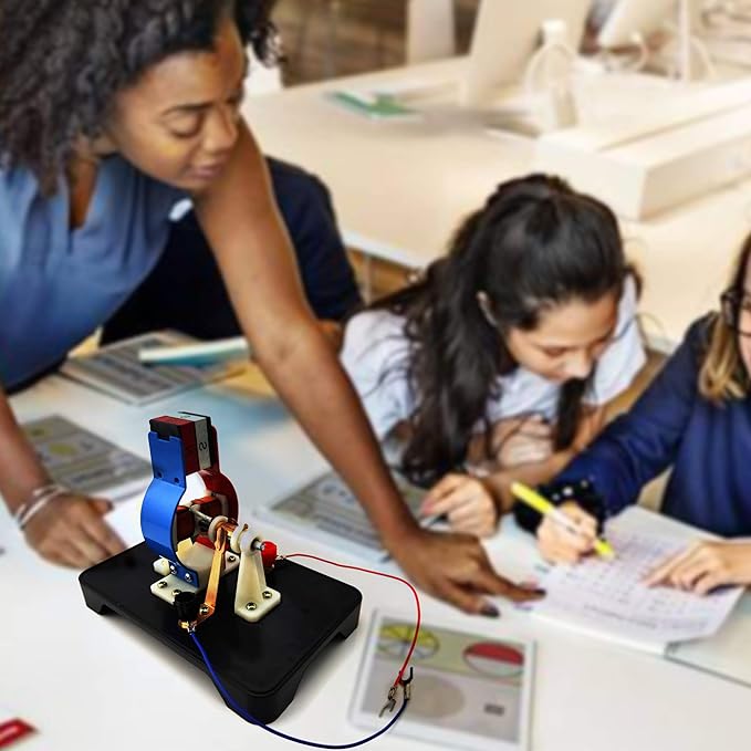 EUDAX STEM DIY Simple Electric Motor DC Motors Model Assemble Kit for School Labs Physics Science Educational