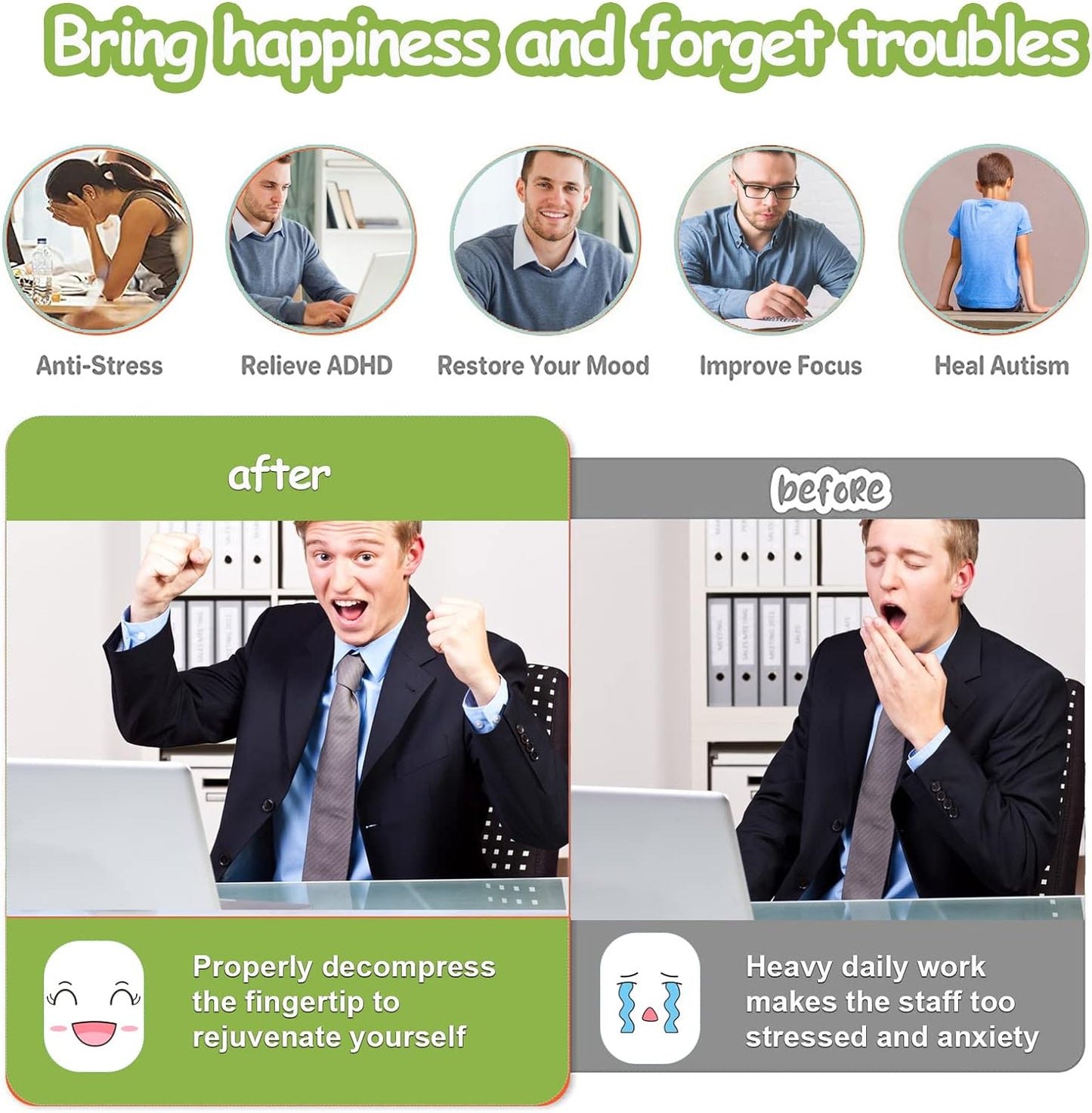 550pcs Multicolor 4 in 1 Magnet Balls Desk Toys for Adults, Ferrite Crags Magnetic Putty Desk Fidget Toys for Office