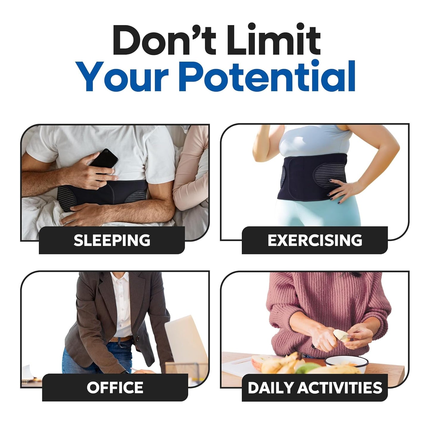 Hernia Belt for Men or Women | Postpartum Belly Band & Belly Wrap | C Section Belly Binder & Abdominal Binder | Post Surgery & Pregnancy Tummy Tuck | Hysterectomy, Umbilical Inguinal Hernia | (S/M)