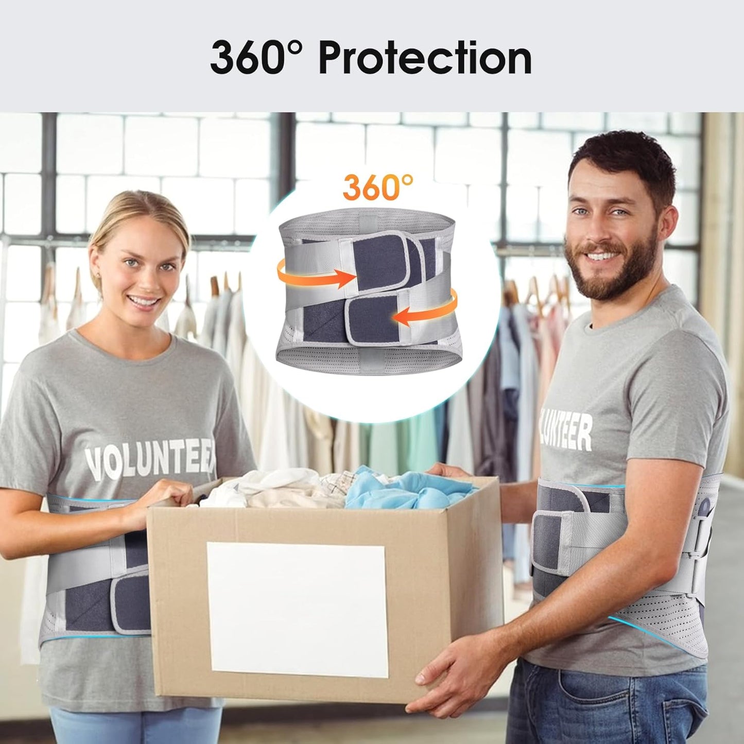 Elastic Abdominal Binder Lower Waist Support Belt, Post Surgery Postpartum Belly Band Wrap Back Support Belt Stomach Compression Wrap Waist Recovery for Men and Women (Small)