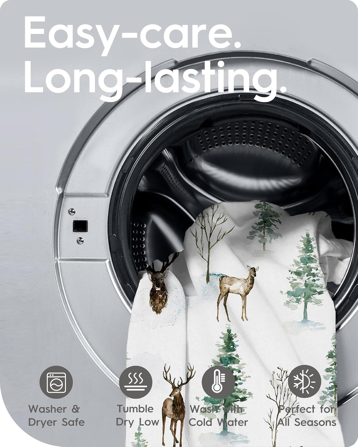 Bassinet Sheets for Baby Boy Girl, TotBasic Buttery Soft Universal Bassinet Fitted Sheet, Compatible with Halo, Mika Micky, Baby Delight, Dream On Me, Maxi COSI and More Bassinet Mattress(Bear&Deer)