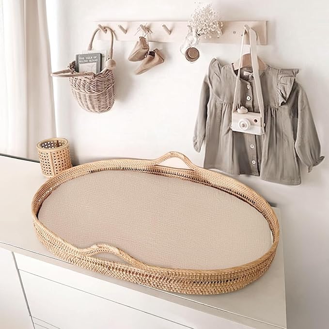 lulumoon Muslin Bassinet Sheets Baby: Cotton Bassinet Sheets Fitted for Boys and Girls - Bassinet Mattress Sheets for Oval Rectangle or Hourglass