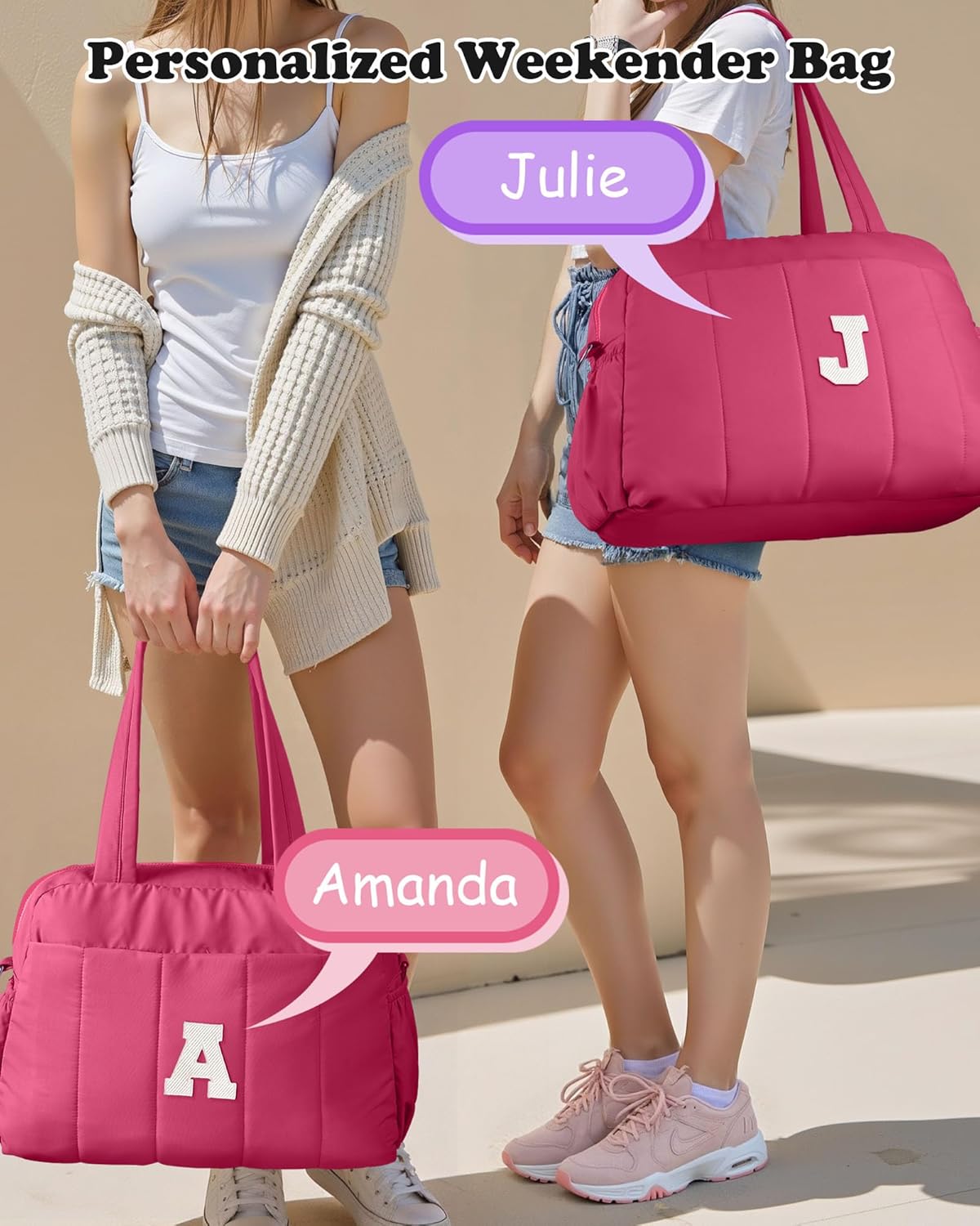 Dance Bag, Kid Weekender Bags,Girl Overnight Bag with Wet Pocket,Lightweight Travel Tote Personalized Cheer Bags with Makeup Pouch-11 Year Old Girl Birthday Gifts