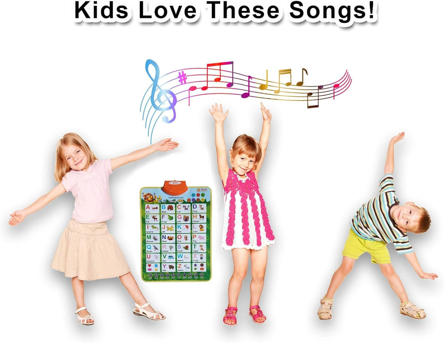 Just Smarty Interactive Learning & Education Toys for 2+ year old | Alphabet Learning Toddler Toys Age 1-2 | Learning Toys for 1 + Year Old Boys and Girls | ABC Baby Learning Toys 12-18 Months