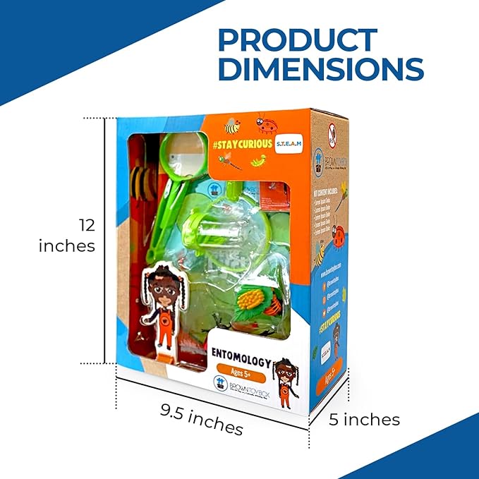 Educational Science STEM Kit for Kids Ages 6–8- Gift for Boys & Girls (Willow Entomology)