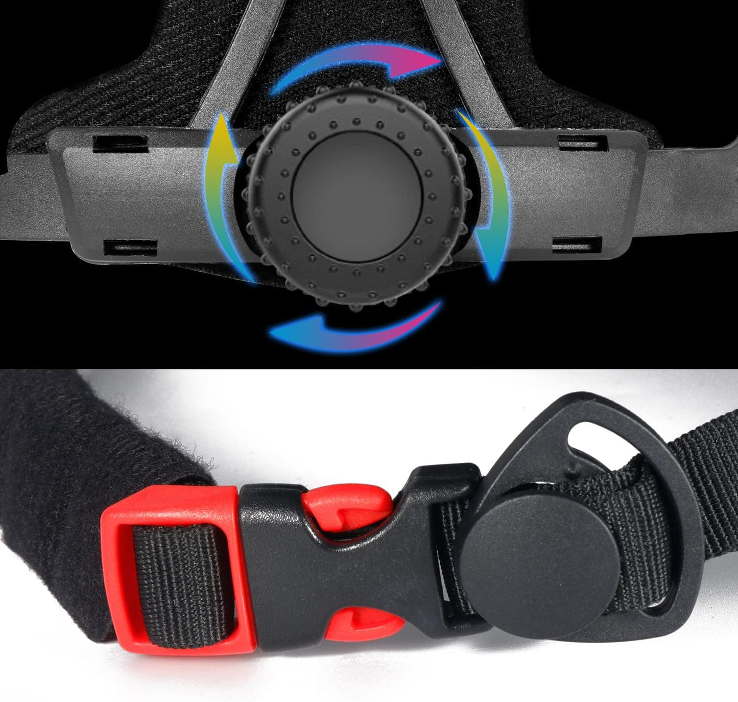 Adjustable Color Gradient Skateboard Helmet for 3-5-8-14+Ages【Toddler Kids Youth Adult】 Girls Boys Woman.Bike Helmet for Multi-Sports Cycling Bicycle Scooter Inline Roller Skate Rollerblading