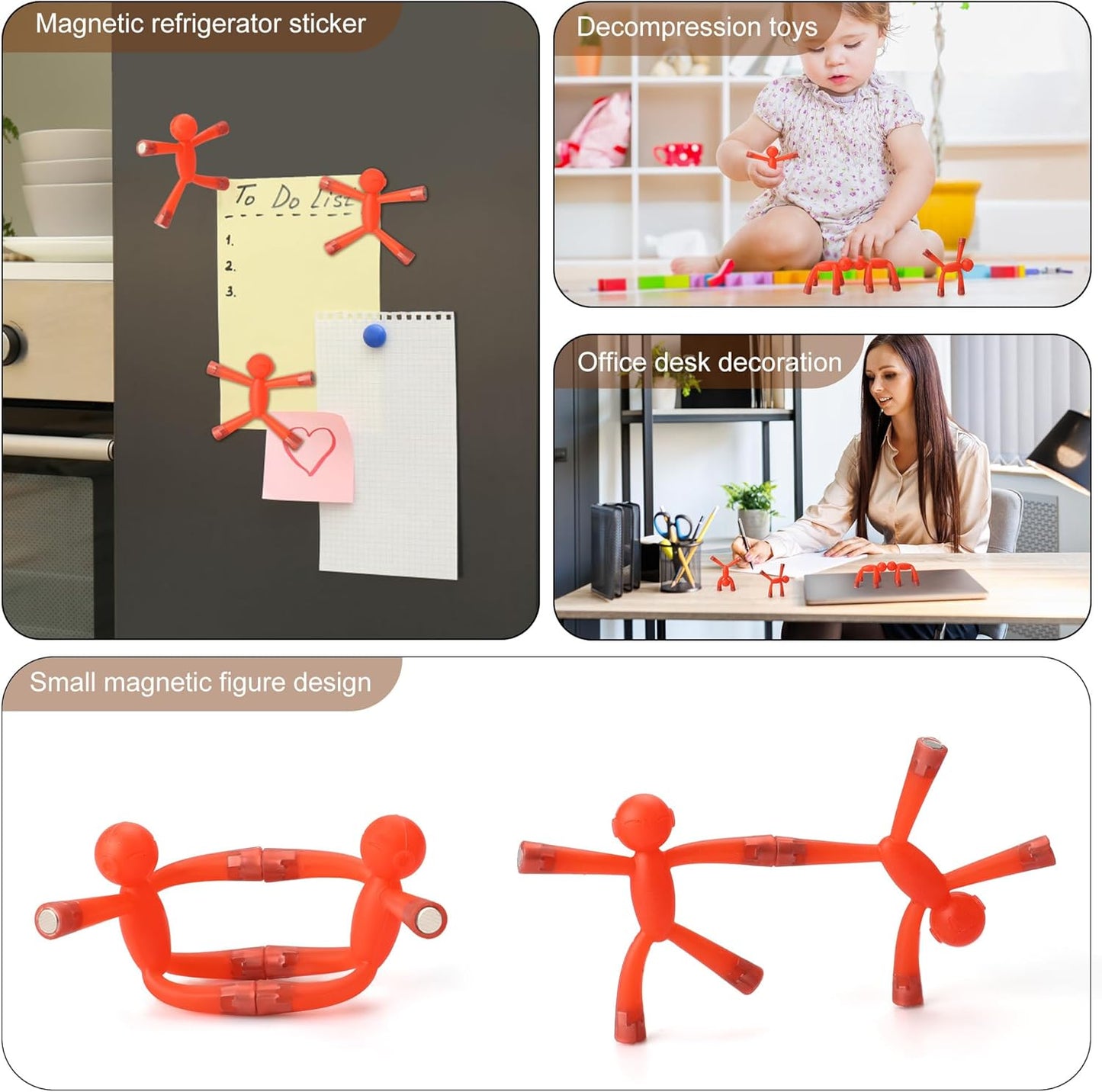 Quite Fidget Toys for Kids, Fidget Toys Adults, Toys for Ages 8-13, Sensory Toys for Kids with Autism, Party Favor Toys for Kids 3-5 (Red)