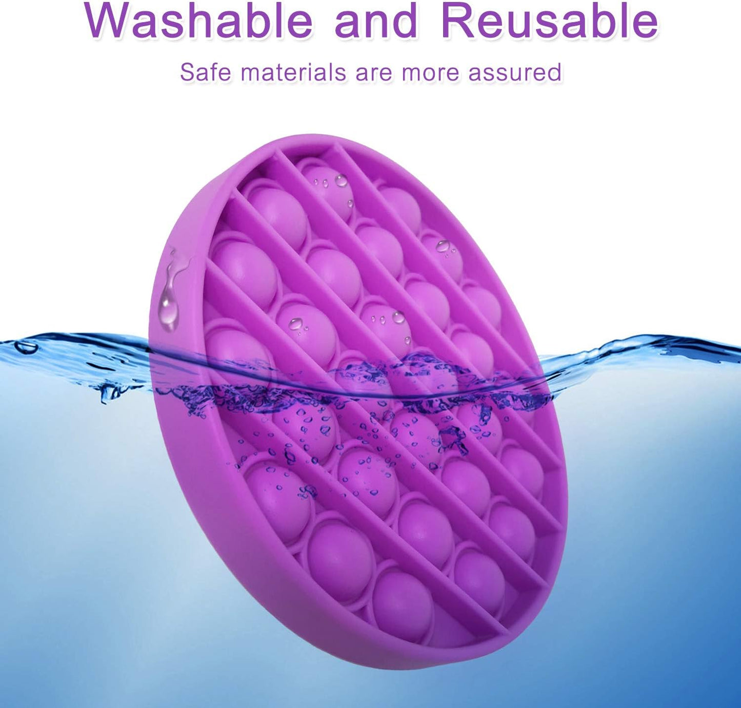 Sensory Fidget Toys, Silicone Squeeze Decompression Toy Games, Stress Relief Toys for Adults Funny Toy for Age 6+ Kids Teens, 3PCS