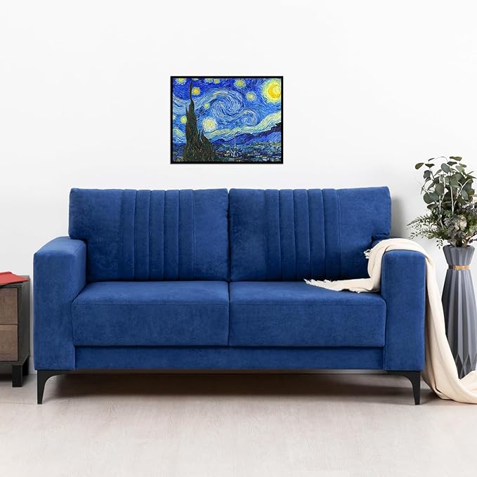 100 Piece Puzzles for Kids Starry Night 100 Piece Puzzle Famous Oil Painting Puzzles for Adults 100 Pieces Classic Art Puzzles by Vincent Van Gogh Puzzle for Kids Ages 6-10 Senior Gift