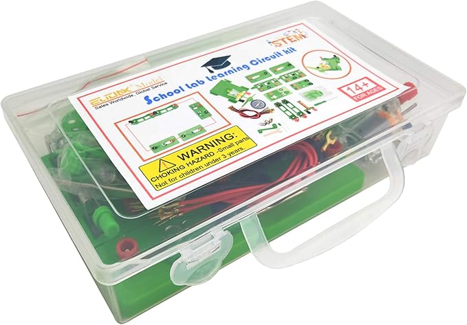 EUDAX Physics Science Lab Learning Circuit kit,Electricity Experiment Set,Building Circuits for Teacher Junior Senior High School Students (Upgrade kit)