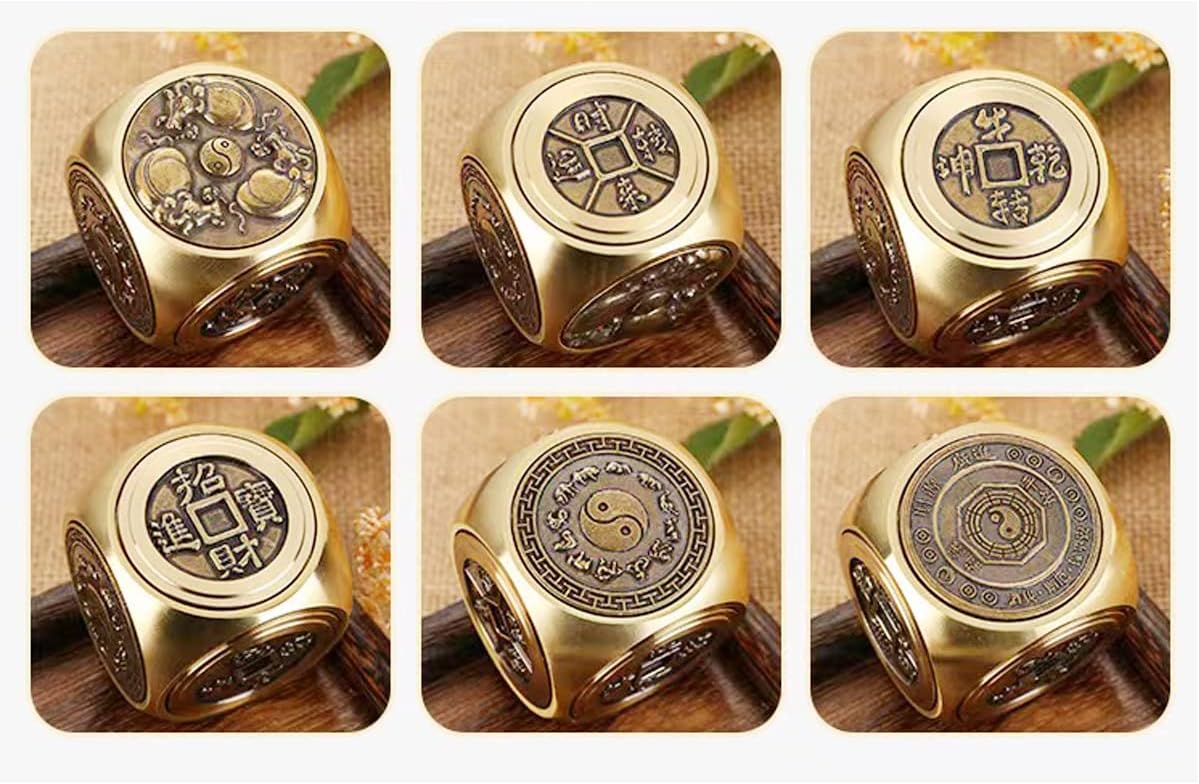 Uzi Copper Metal Adult Handheld Stress Relieving Toy. Relieve Anxiety, Tension and Other Fidgeting Scenarios-Promotes Focus and Clarity.Portable and Compact Design Concept (Large)