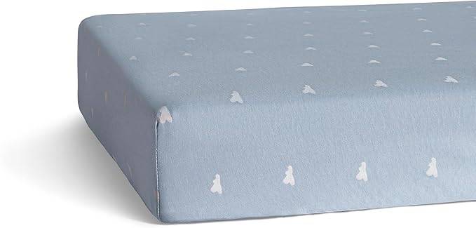 Parker Baby Soft & Durable Fitted Baby Crib Sheets | Snug Fit for Standard Crib Mattresses | Machine Washable, Fade-Resistant & Modern Nursery Designs