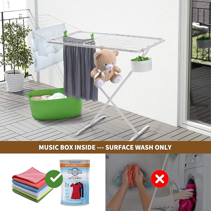 BEREST Baby Cry Activated Sleeping Aid Soother, White Noise Machine Infant Stuffed Animal Baby Gifts Bear Toy with Nursery Decor Night Light, Womb Heartbeat, 9 Soothing Sounds for Toddler Crib