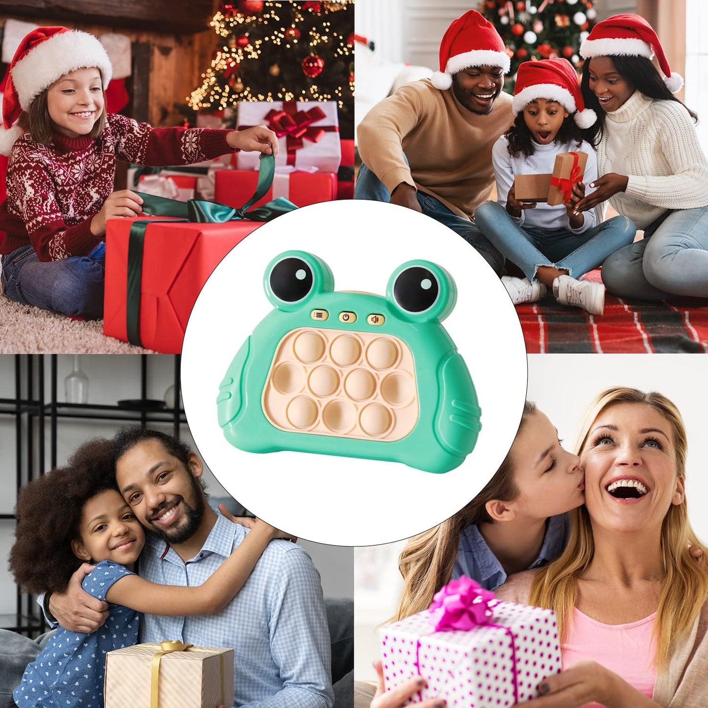 Quick Push Console with Instant Sound Feedback | Handheld Fast Speed Pushing Game | Pop The Target Interactive Educational Sensory Fidget Toy for Kids Adults | Fun Toy for Children 3-12