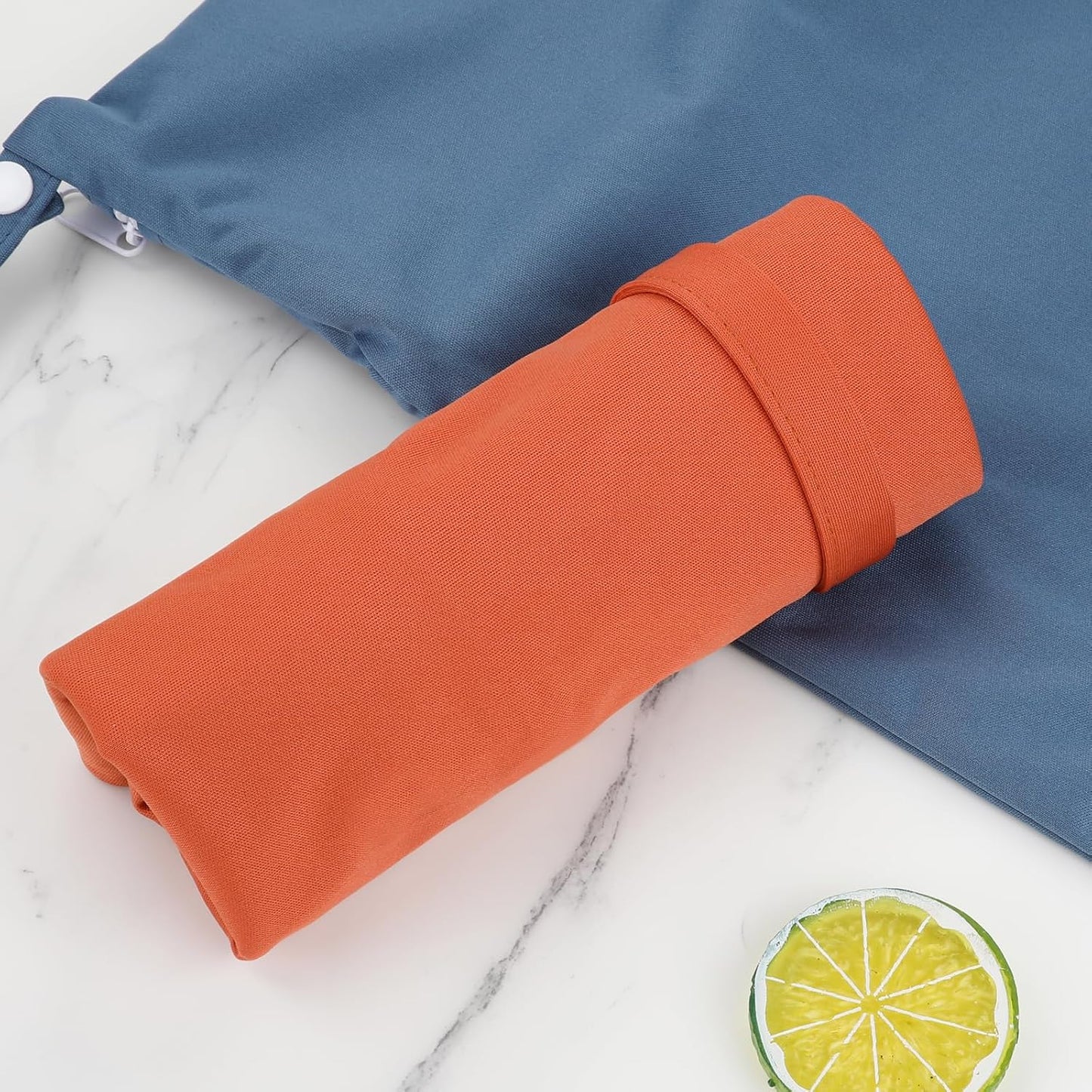 Angel Love Wet Bags, 2 Pack Baby Cloth Diaper Wet/Dry Bags with Two Zippered Pockets, Travel, Beach, Pool, Gym Bag for Swimsuits or Wet Clothes, Waterproof Washable Reusable, L214215