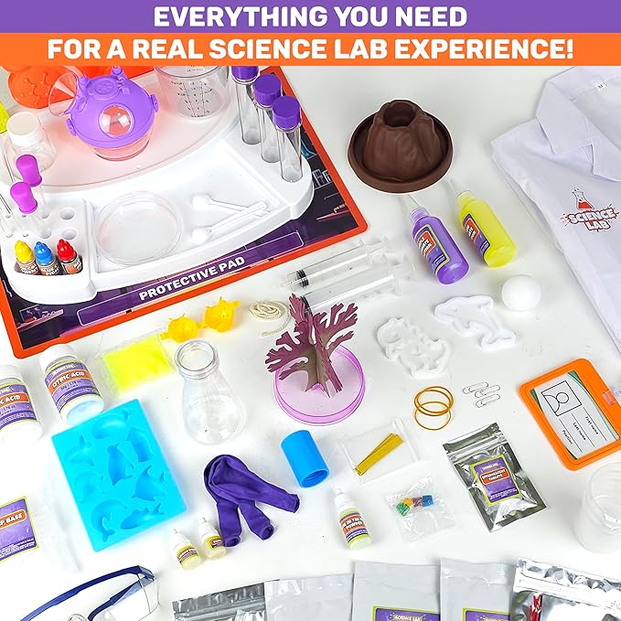 Science Kits for Kids | Ultimate Chemistry Lab Setup with 100 Experiments | Toys Set for Boys and Girls Age 7-8-9-12