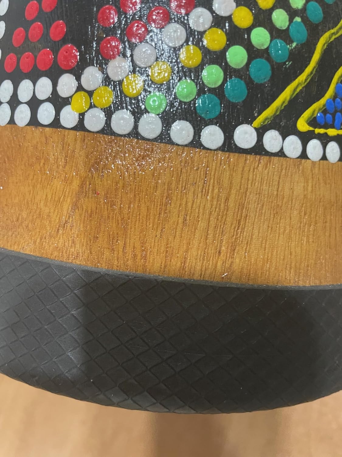 Djembe Drum with Rope (9x20 color) Hand-Carved Natural Wood jembe Drum – Unique, One-of-a-Kind African Percussion Instrument Drums