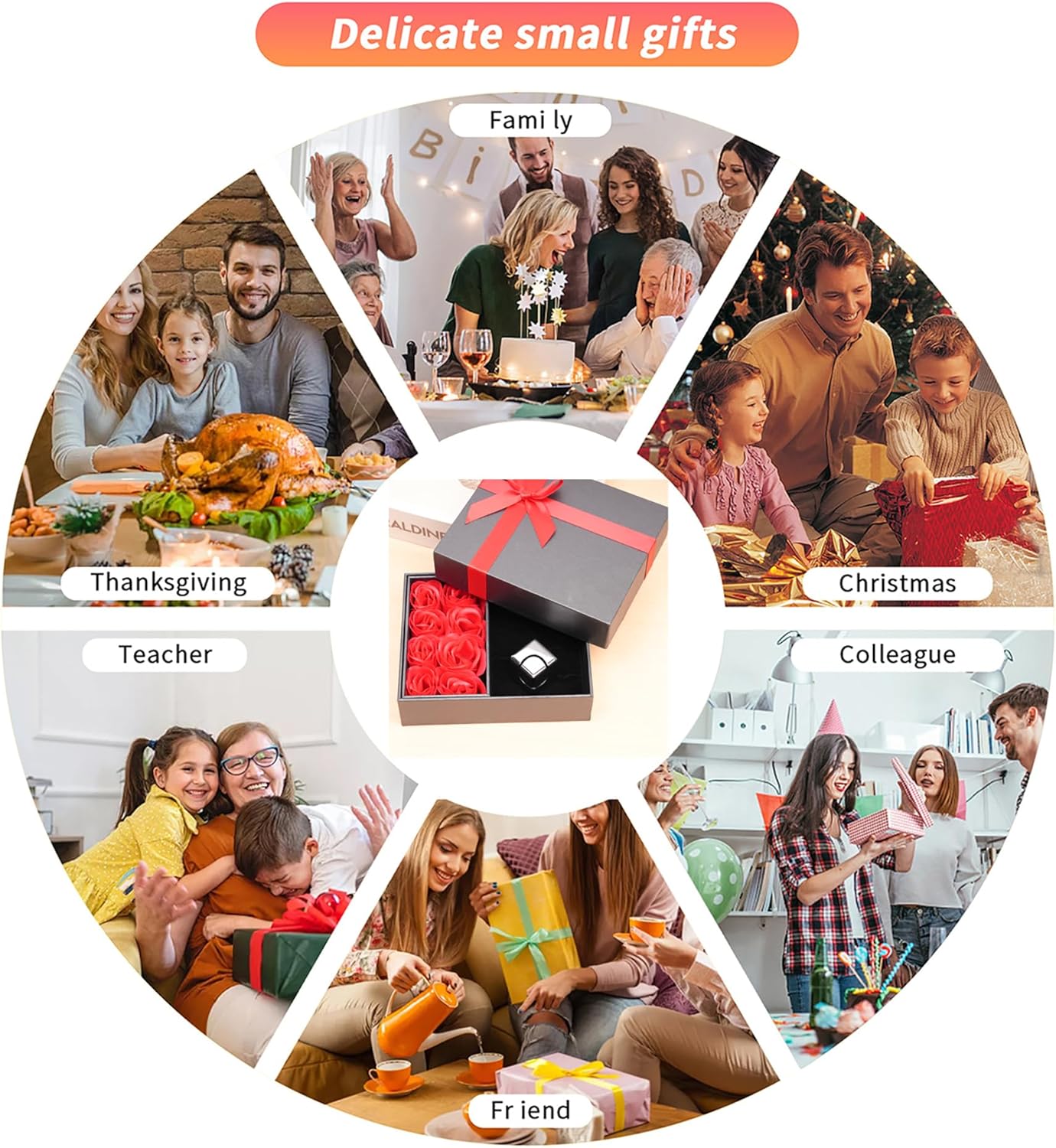 Desk Fidget Toys Spinner-Cube: Figetsss Cool Gadgets Metal Kinetic EDC-Toy with Silicone Base, ADHD Tools Cool Stuff Thing Office Toy Game Stress Relief Gift for Kid Children Teen Adult Christmas