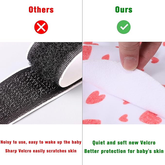 Newborn Sleep Sack Baby Swaddle,Swaddle me 0-3 Month,3-Way Adjustable Wearable Blanket,100% Rayon Cotton Swaddling Sleeping Bag,TOG 0.5 (Love, 0-3 Months)