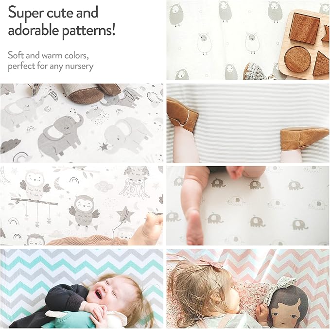 Bassinet Fitted Sheet for Baby Beside Dreamer Bedside Sleeper and Chicco Next2Me – Fits Perfectly on 20 x 33 Mattress – Snuggly Soft Jersey Cotton – Light Grey