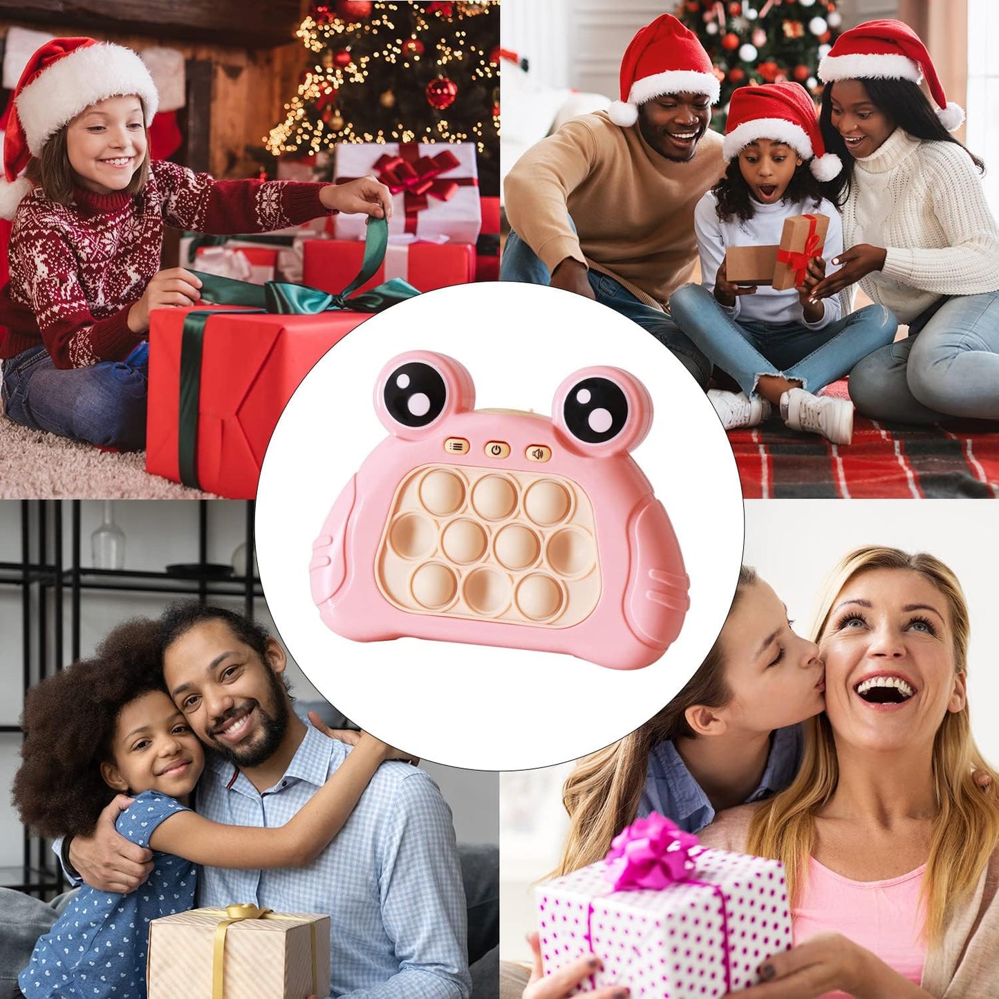 Quick Push Console with Instant Sound Feedback | Handheld Fast Speed Pushing Game | Pop The Target Interactive Educational Sensory Fidget Toy for Kids Adults | Fun Toy for Children 3-12