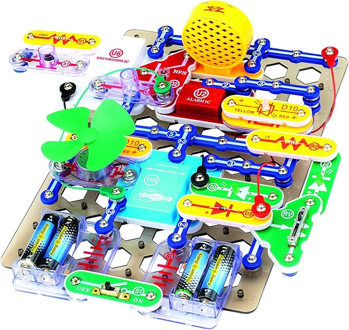 Snap Circuits Explore Coding, STEM Building Toy for Ages 8 to 108, Amazon Exclusive