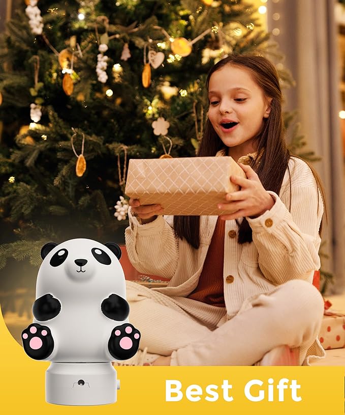 L LOHAS LED Night Light for Kids, 3D Cute Night Light Plug in, Dusk to Dawn Nursery Night Lights, RGB+Soft White 3000K, 3 Lighting Modes, Room Decor, Children