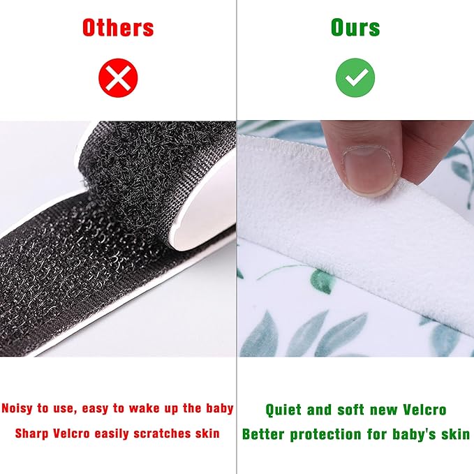 Newborn Sleep Sack Baby Swaddle,Swaddle me 0-3 Month,3-Way Adjustable Wearable Blanket,100% Rayon Cotton Swaddling Sleeping Bag,TOG 0.5 (Leaf, 0-3 Months)