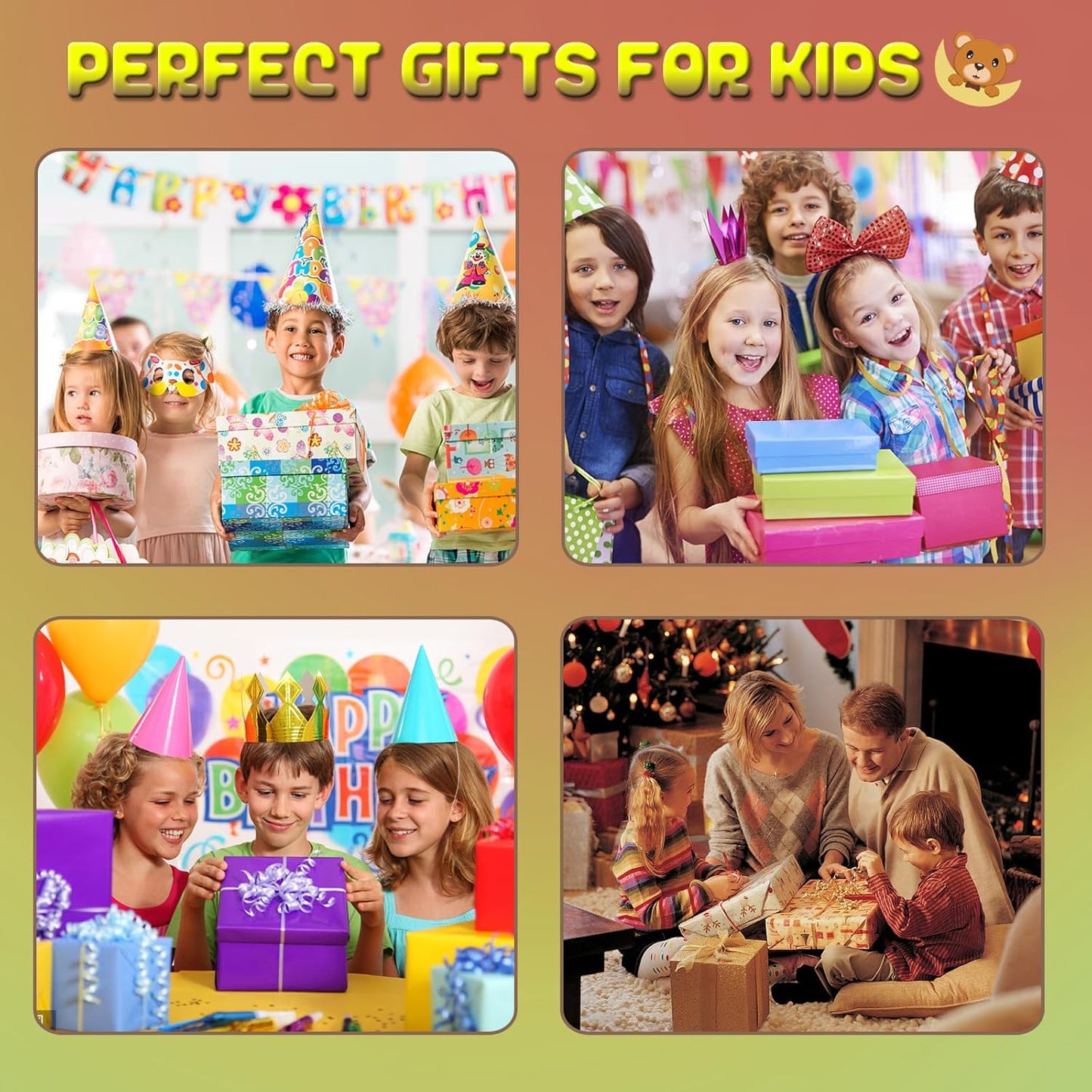 Quick Push Pop Game Fidget Toys for Kids Adults, Handheld Puzzle Game Machine, Squeeze Poppet Sensory Fast Push Bubble Toy, Xmas Birthday Gifts for Boys Girls (Bear Green Light)