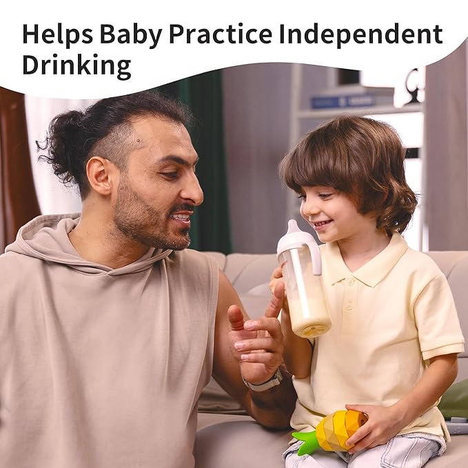 Pigeon Baby Bottle Handles for Pigeon PPSU Bottles 8.1Oz, Easy to Hold for Baby Hands, 1 Pack