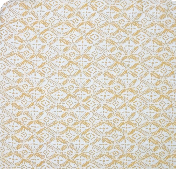 Crane Baby Soft Cotton Crib Mattress Sheet, Fitted Sheet for Cribs and Toddler Beds, Diamond, 28”w x 52”h x 9”d