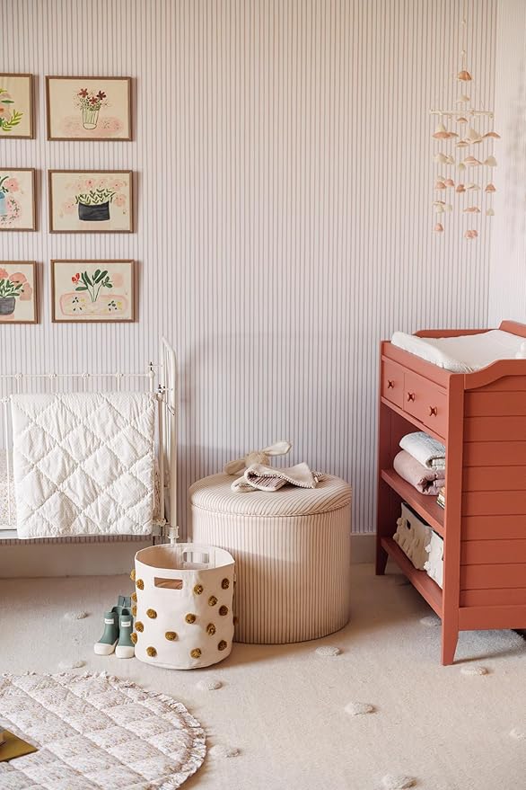 Pehr Classic Wool Felt Mobile, Floret | Handmade Nursery DΓ©cor | Includes Gift Box | Ethical & Enchanting | 28β x 9β