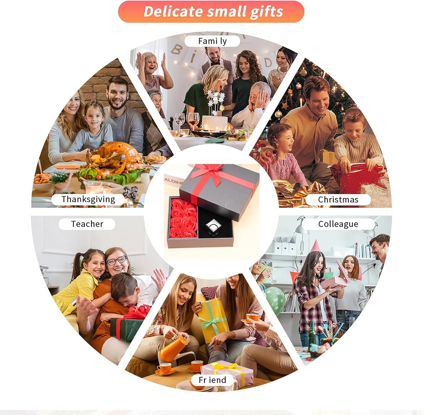 Fidget Toys Kinetic Desk Spinner Cube Toy for Adult Silver