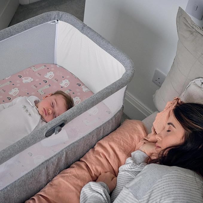 Stretch Fitted Bassinet Sheet Set BROLEX 2 Pack Cradle Sheets for Bassinet Pad/Mattress,Unisex Boys Girls,Ultra Soft,Squirrel Deer