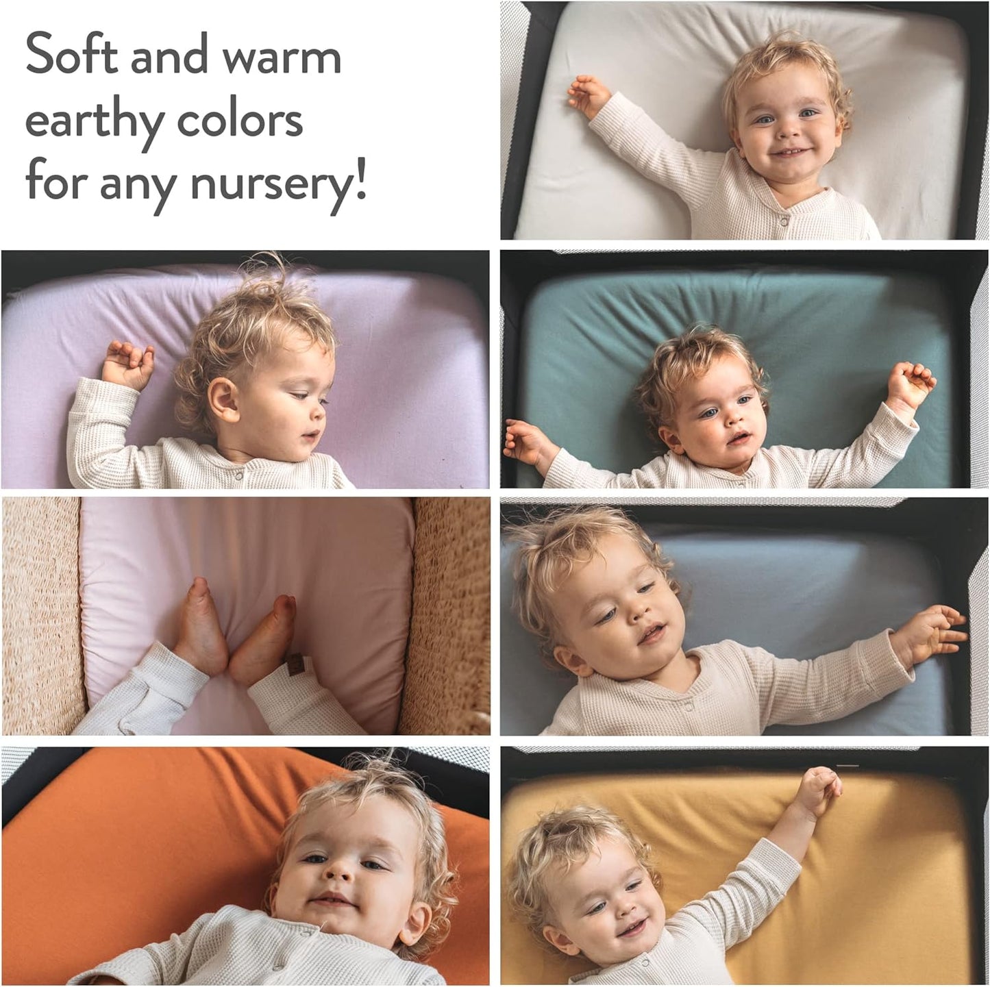 Mini Portable 24x38 Fitted Crib Sheets – Compatible with Dream on Me, Delta Porta Crib and Arms Reach Ideal Cosleeper – 100% Jersey Cotton – Light + Dark Sage Green – 2 Pack