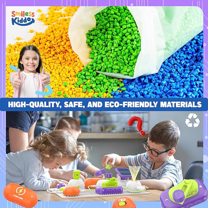 Science Kits for Kids - STEM Kits for Kids, Electronics Exploration Kit, Over 150 Projects, 14 Circuit Parts, STEM Educational Toy Gifts for Kid Boys Girls Ages 3 4 5 6 7 8 9 10 11 12