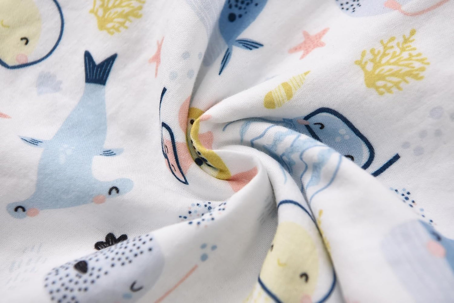 Baby Sleep Sack 1-2 T Baby Wearable Blanket 100% Organic Cotton 0.5 TOG Muslin Toddler Sleeping Sacks 2- Way Zipper Warm 12-24 Months