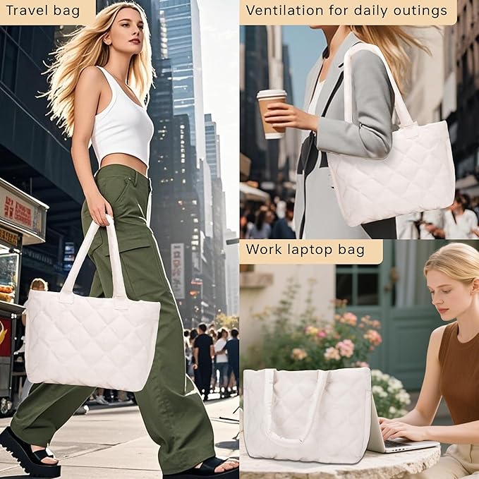 Diaper Bag Tote, Large Capacity Travel Diaper Baby Bags Crossbody Hospital Mom Bag,with Silicone Pacifier Case