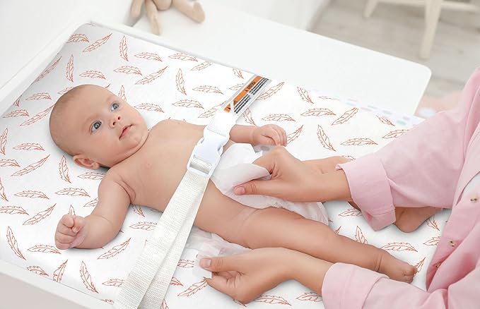 Bublo Baby Changing pad Cover - 3 Pack– Soft Fitted Diaper Changing Table Sheets for Baby Boys, Girls, Neutral | Fits Contoured 32"x16" Pads | Breathable & Gentle for Newborns