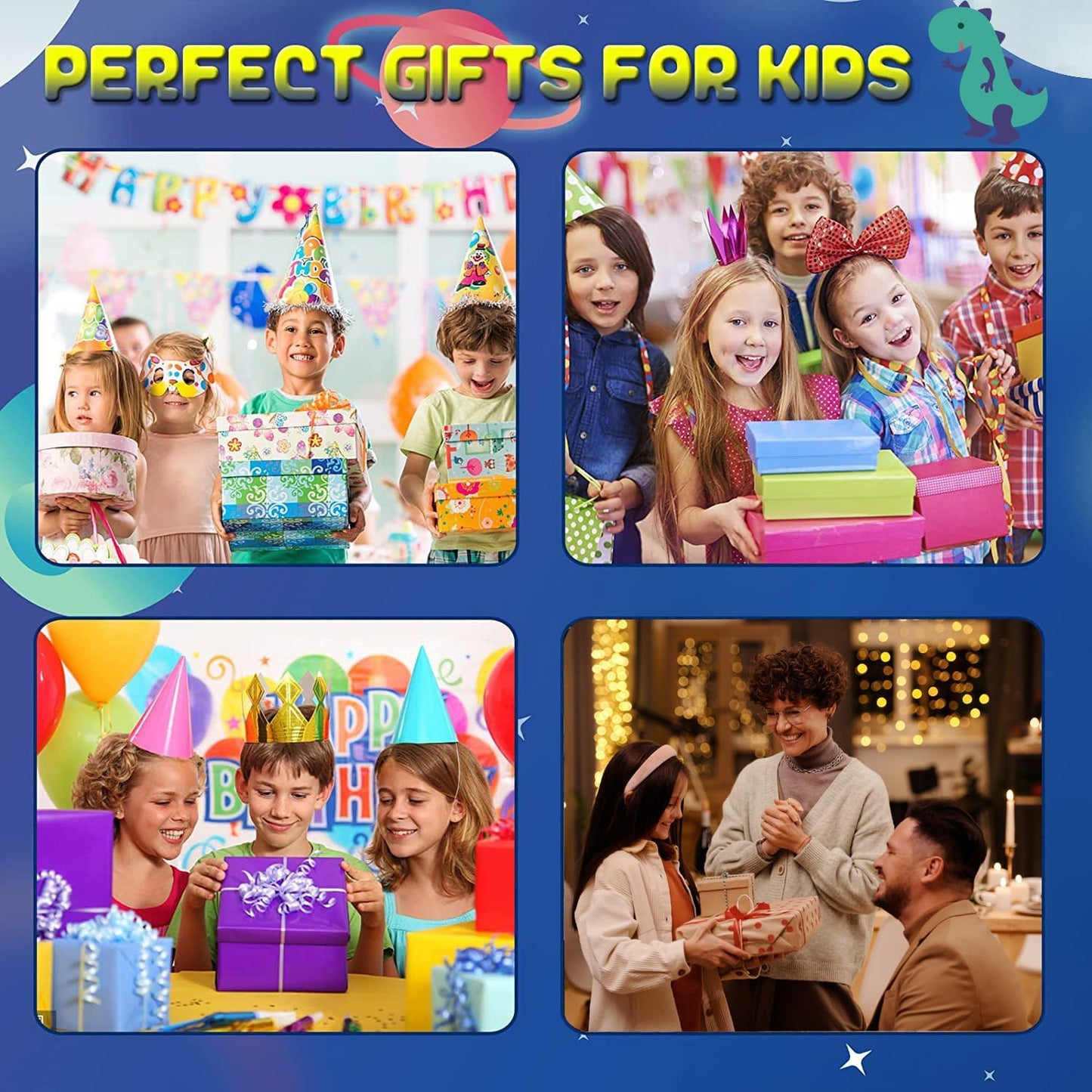 POP Toy Fast Push Game, Fidget Toys for Kids 8-12, Light up Quick Push Bubble Game, Toys for Ages 3 4 5-7 8 9 Year Old Girls and Boys, Birthday for Teen/Adult/Child (Dino Green)