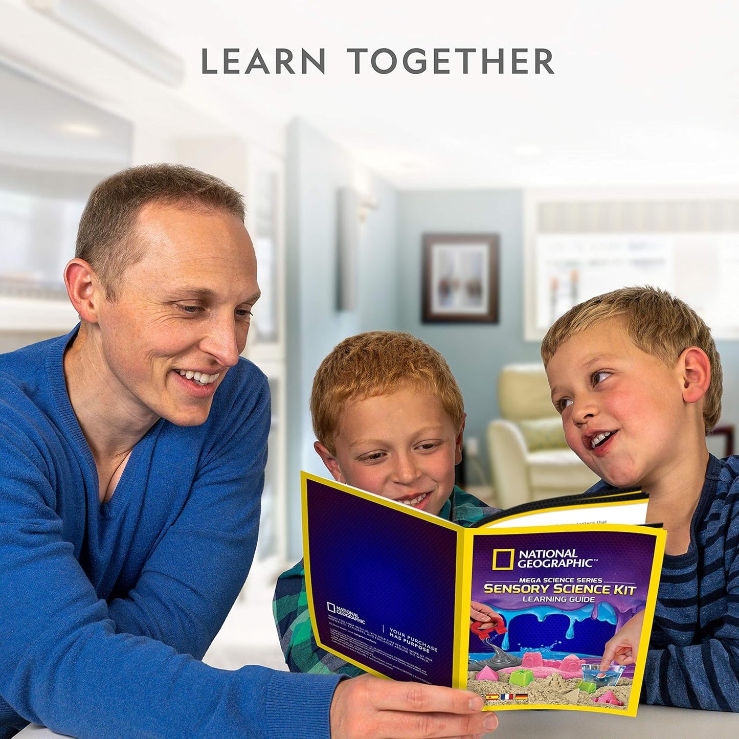 National Geographic Sensory Science Kit - Mega Science Kit, Includes Sensory Play Sand for Kids, Slime, Putty, and Other Projects, Slime Kit for Boys and Girls, Stress Relief Toy (Amazon Exclusive)