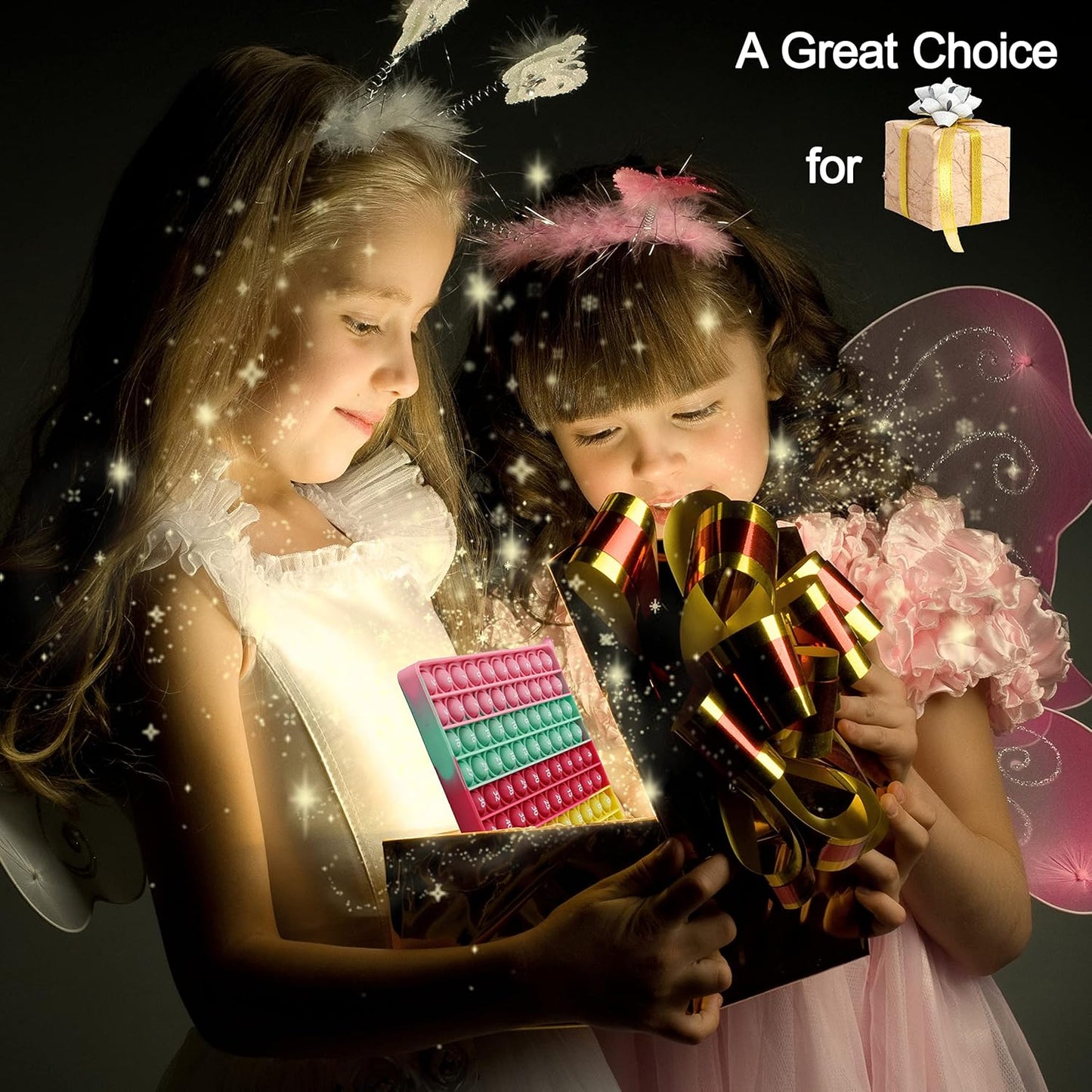 Multiplication Table Chart Square Pop Fidget Toys Counting Popper Board Stress Reliever Gifts for Kids Adult ADHD Family Kids Popping Game to Practice Times Math Ability Early Education(Macaron)