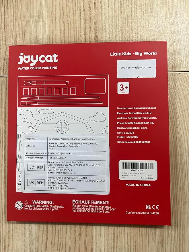 JoyCat Paint with Water Coloring Books for Toddlers, Watercolor Painting Sets for Kids Ages 3-5 4-8, Arts and Crafts Drawing Activities Toy Birthday Gift for Boys Girls (Farm)