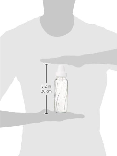 Evenflo Feeding Classic Glass Bottle, Twist Bottles, 8 Oz, 1-Pack of 6 Bottles